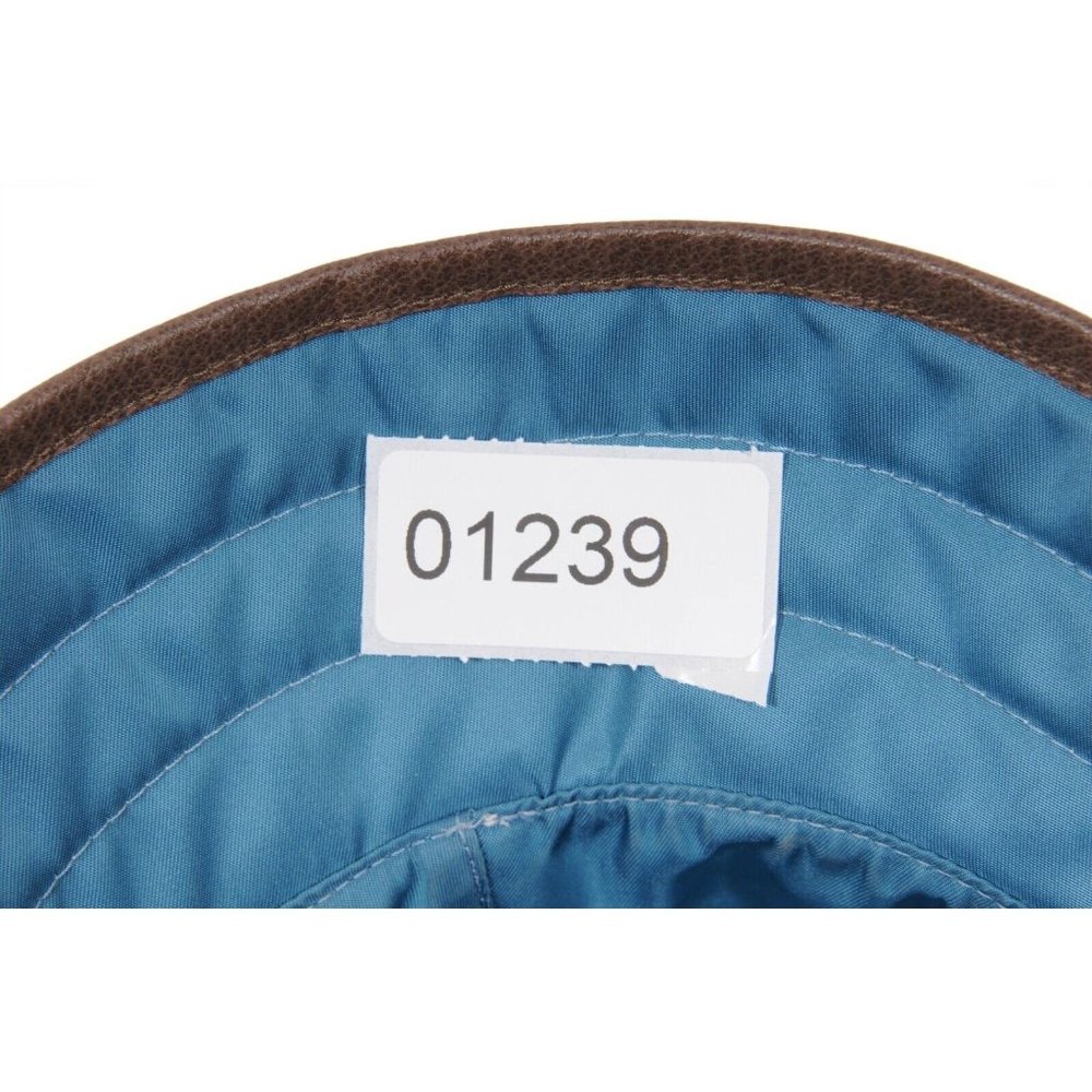 Gucci Mens The North Face All Over Logo Bucket Hat White Brown Nylon Adjustable - Picture 9 of 9